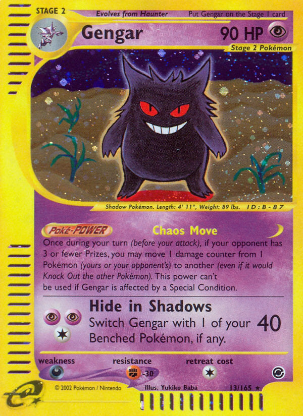 E-Series Expedition Holo Gengar #13/165
